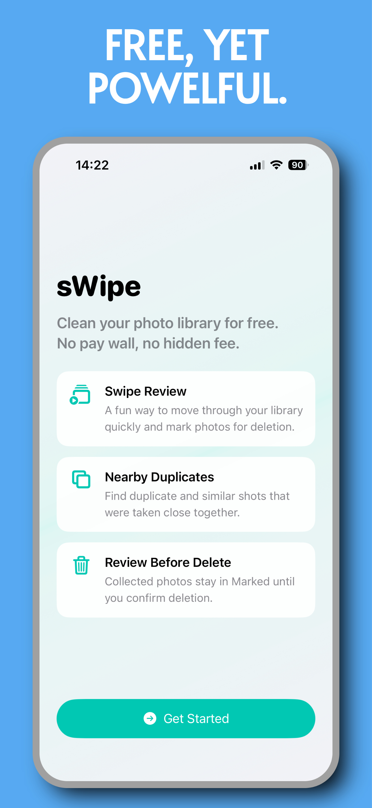 sWipe app overview screenshot